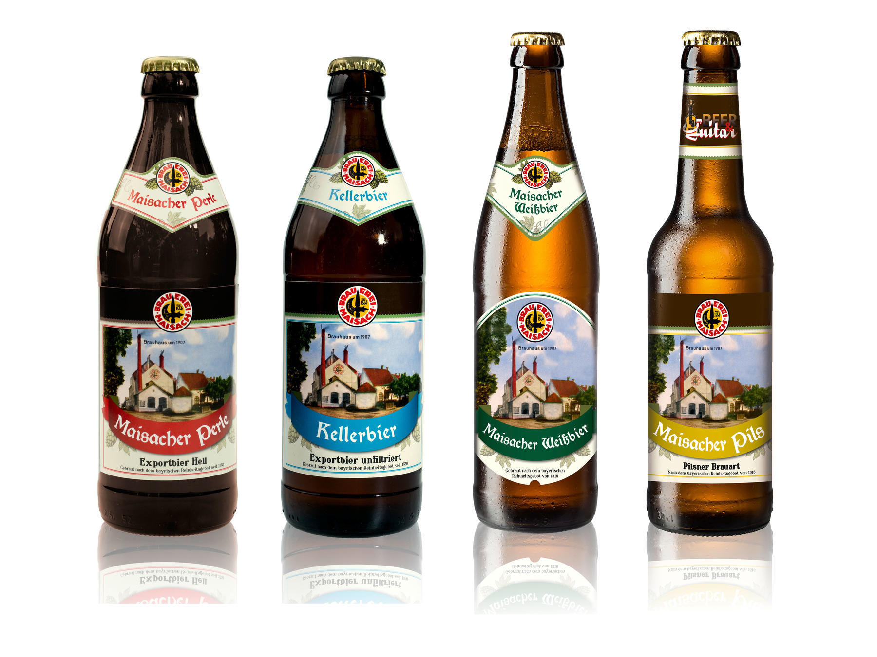 Brauerei Maisach, Etiketten, Packaging, Corporate Design