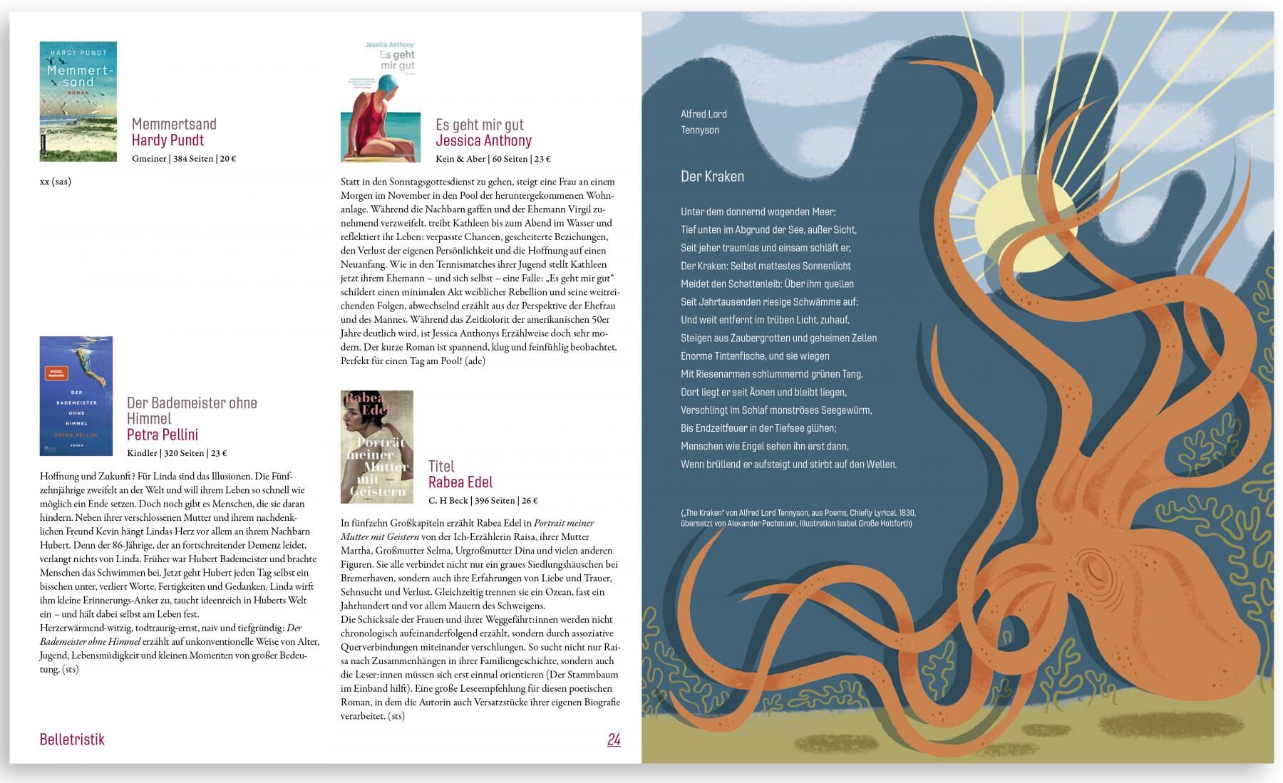 Illustration Meer Editorial Isabel Grosse Holtforth