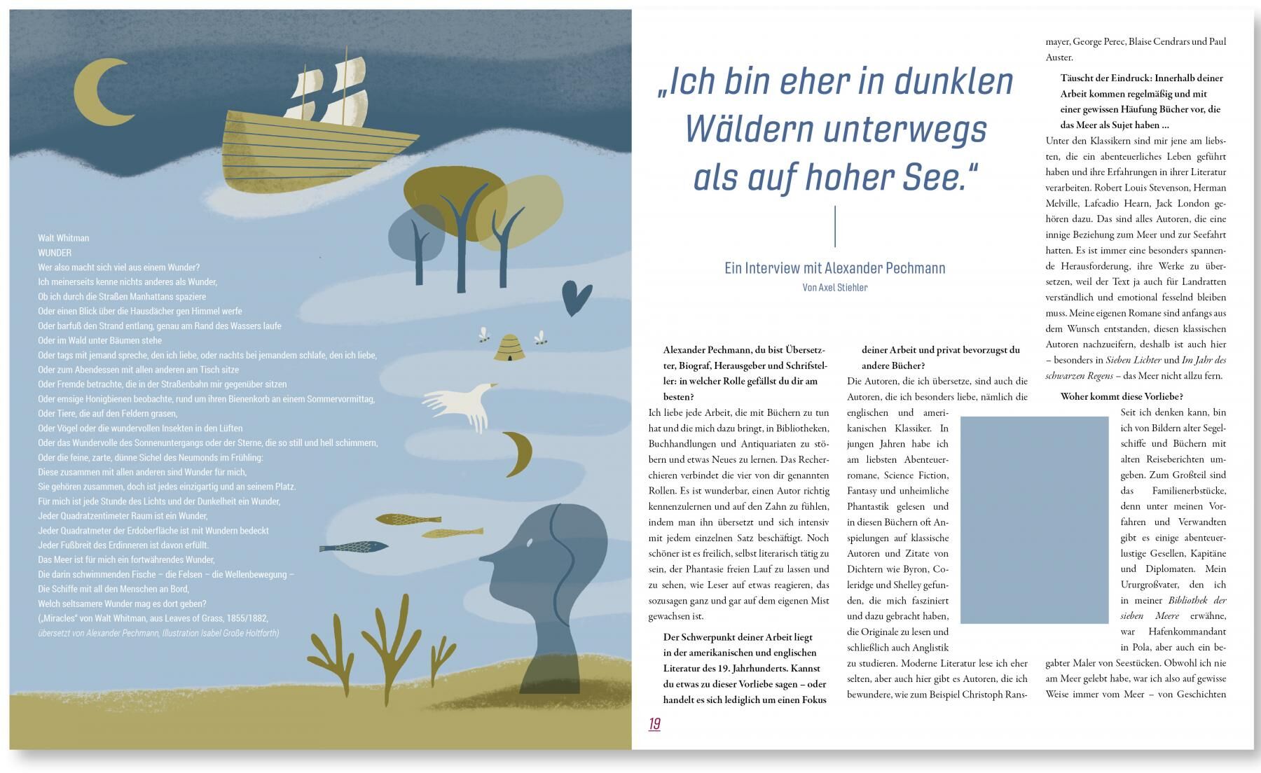 Illustration Editorial Meer Isabel Grosse Holtforth