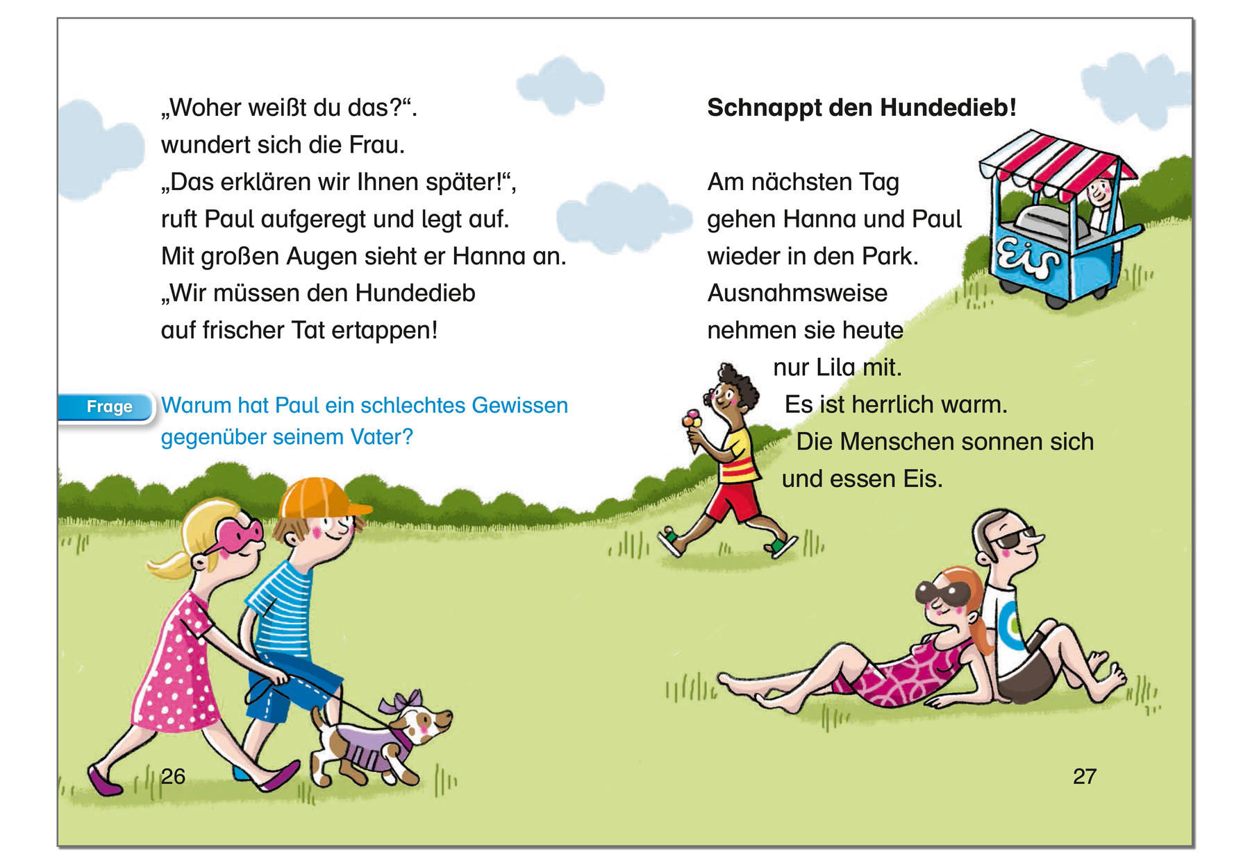 Erstleser Schnappt den Hundedieb, Illustration Isabel Große Holtforth