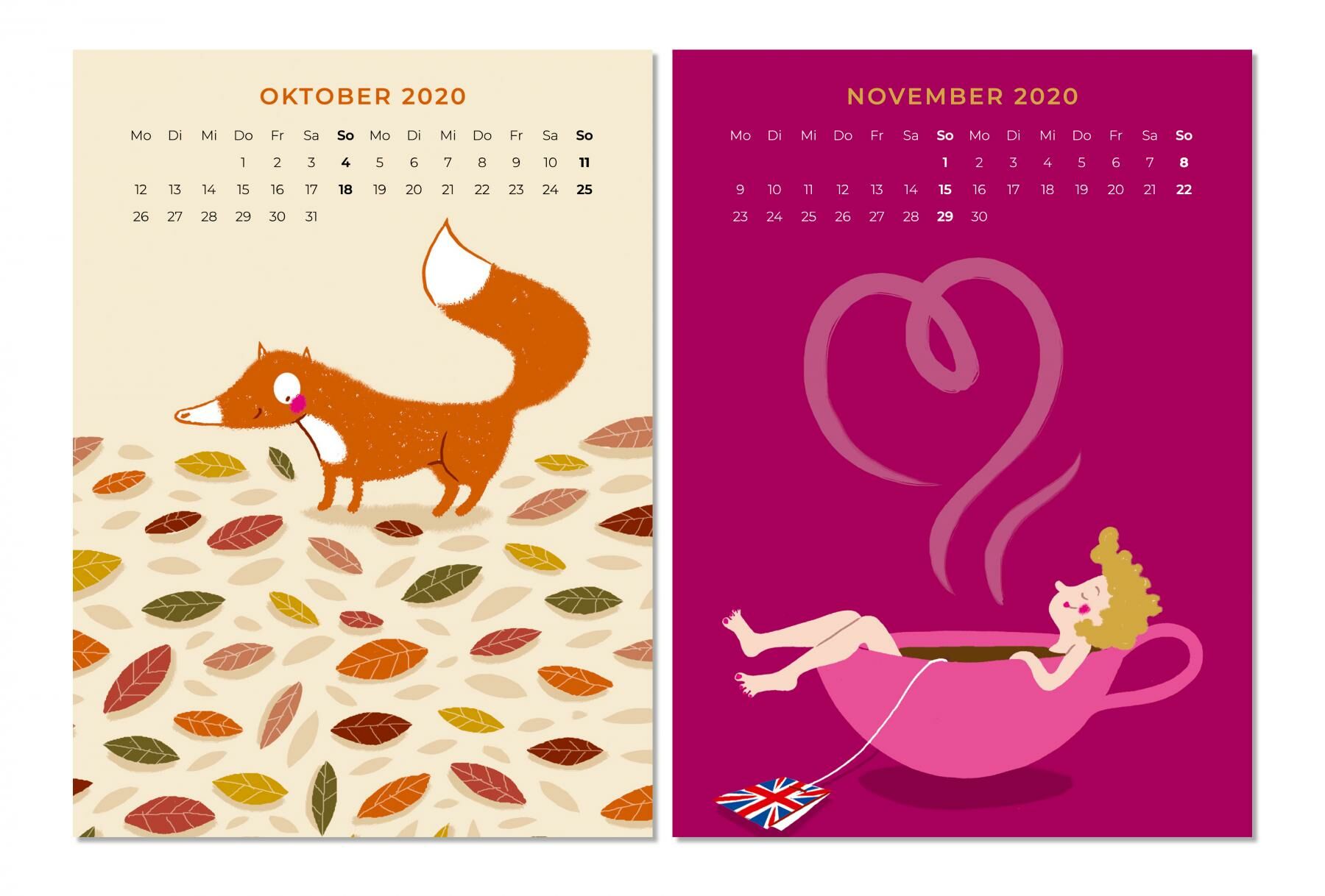 Illustration Kalender