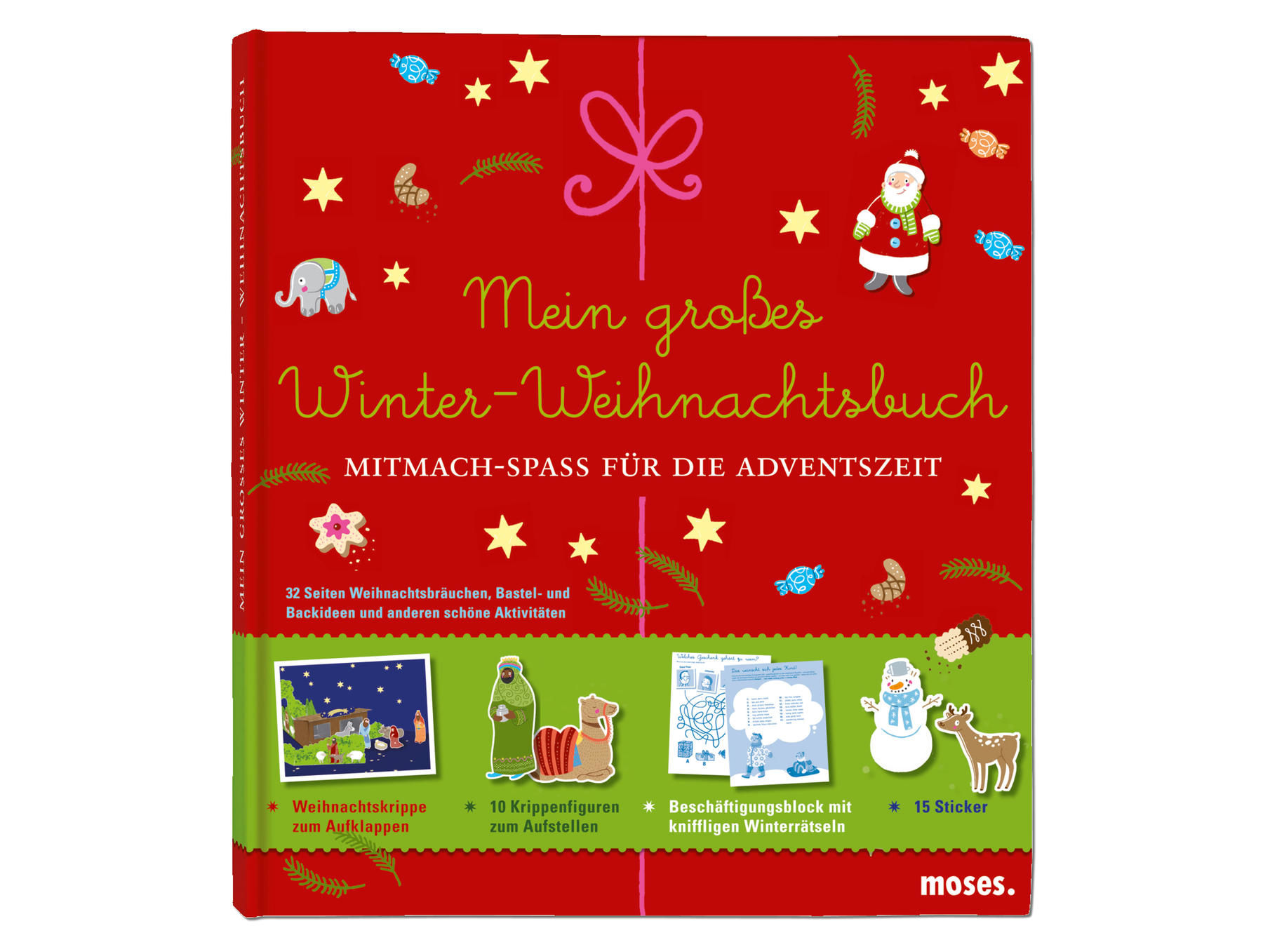 Mein großes Winter-Weihnachtsbuch, Illustration und Gestaltung Isabel Große Holtforth